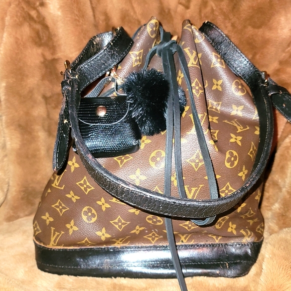 Louis Vuitton Petit Neo Noe Monogram Shoulder Bucket Bag Large Authentic Vintage